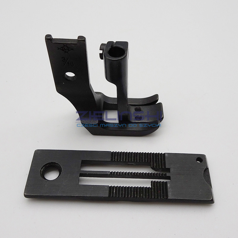 Komplet Płytka Ściegowa Stopki 3/16"